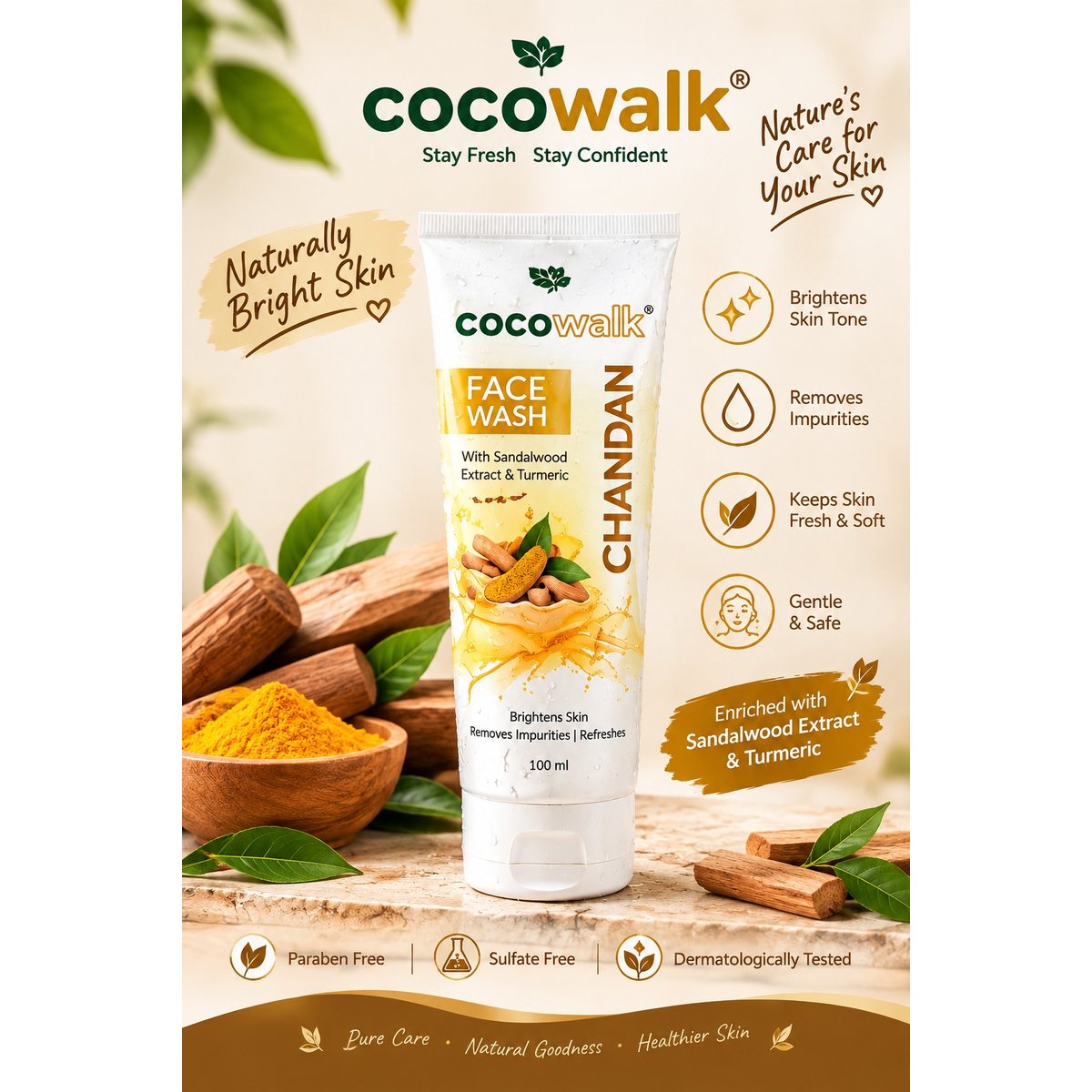 Cocowalk Chandan Face wash 