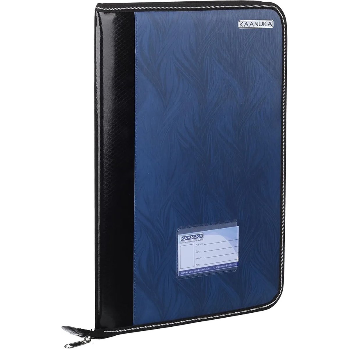Executive Portfolio File Folder – Legal Size Document Holder with 10 Leafs