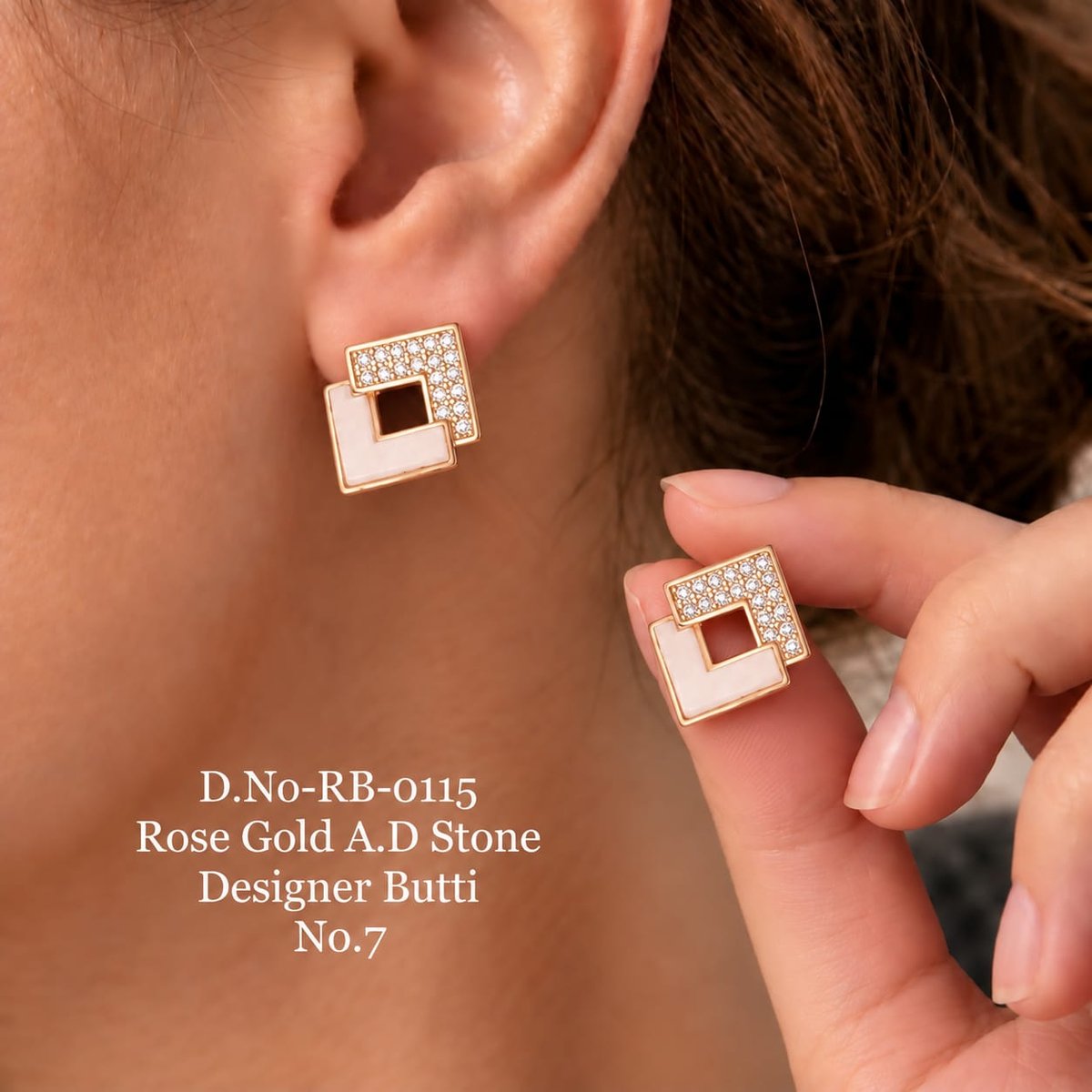 Rose gold AD STONE