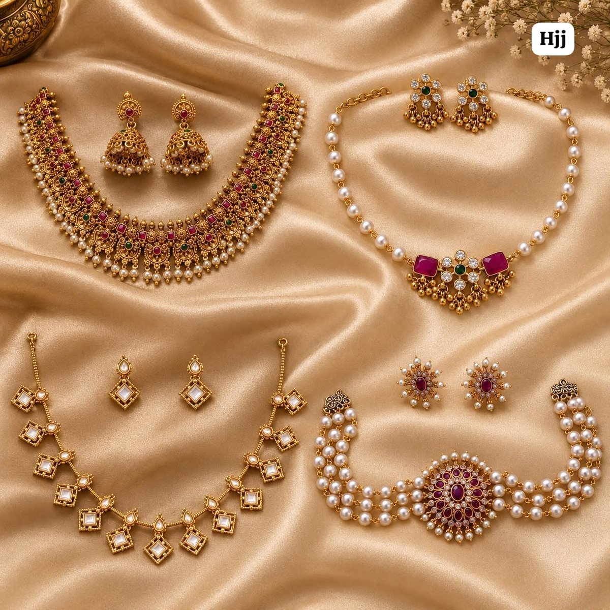 Combo set of 4 necklace
